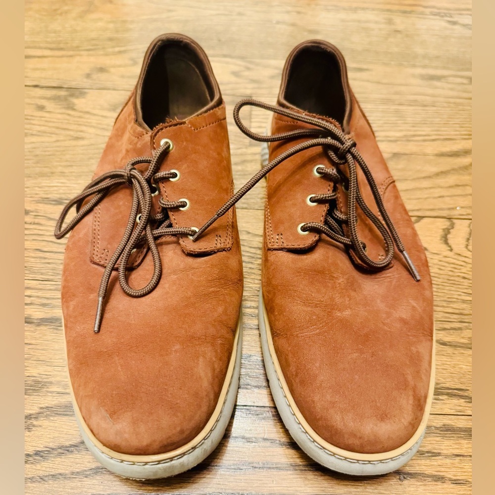 Timberland A1TSH Brown Leather Oxfords Mens 10 AeroCore - Picture 2 of 5